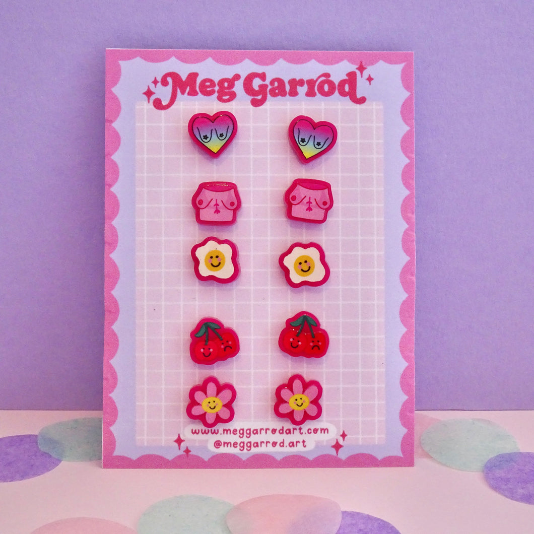 Stud Earring Set