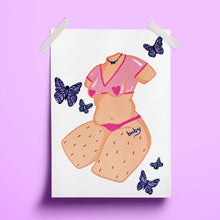 Load image into Gallery viewer, Butterfly Baby A5 Print
